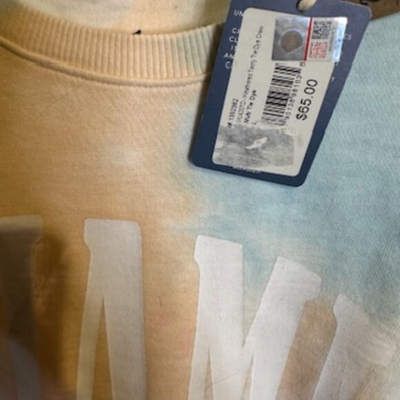 Miami University (Ohio) Pastel Tie-Dye Sweatshirt – Unwind by League – Size L - Picture 3 of 3